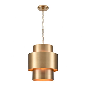 Reese - 1 Light Pendant-14 Inches Tall and 12 Inches Wide - 1336078