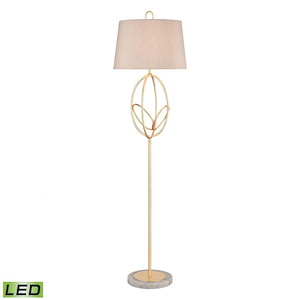Morely - 9W 1 LED Floor Lamp-64 Inches Tall and 17.5 Inches Wide
