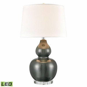 Leze - 9W 1 LED Table Lamp In Mid-Century Modern Style-30 Inches Tall and 17 Inches Wide