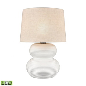 Phillipa - 9W 1 LED Outdoor Table Lamp In Glam Style-25 Inches Tall and 17 Inches Wide