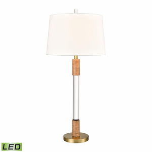 Island Summit - 9W 1 LED Table Lamp In Coastal Style-36 Inches Tall and 16 Inches Wide