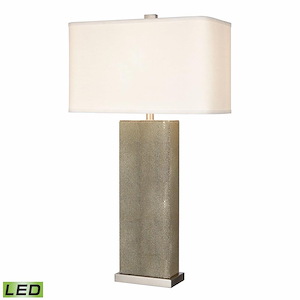 Against the Grain - 9W 1 LED Table Lamp In Traditional Style-34 Inches Tall and 19 Inches Wide - 1303805