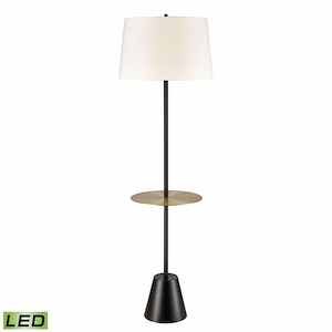 Abberwick - 9W 1 LED Floor Lamp In Traditional Style-64 Inches Tall and 19 Inches Wide - 1303806