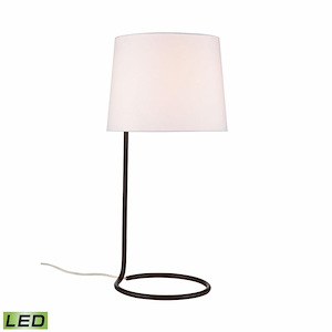 Loophole - 9W 1 LED Table Lamp In Traditional Style-29 Inches Tall and 13 Inches Wide