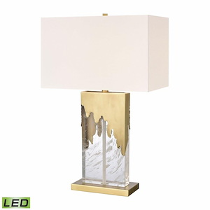 Custom Blend - 9W 1 LED Table Lamp In Traditional Style-28 Inches Tall and 17 Inches Wide - 1303954