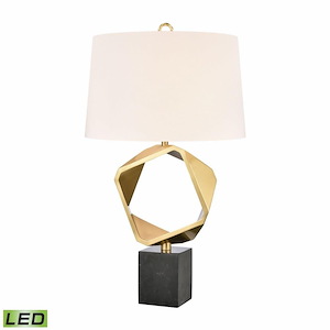Optical - 9W 1 LED Table Lamp In Contemporary Style-32 Inches Tall and 18 Inches Wide - 1304273