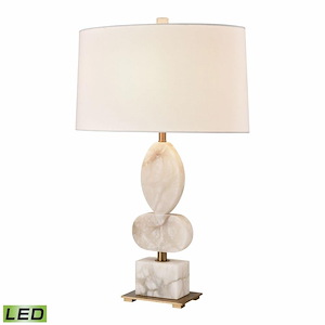 Calmness - 9W 1 LED Table Lamp In Contemporary Style-30 Inches Tall and 19 Inches Wide