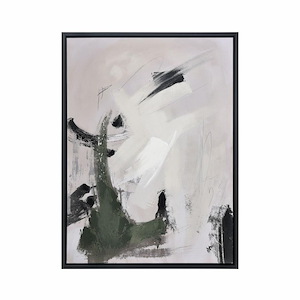 Beyer - Abstract Framed Wall Art-39.25 Inches Tall and 29.5 Inches Wide