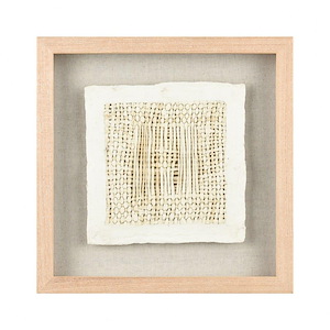 Simple Weave II - 14 Inch Framed Wall Art