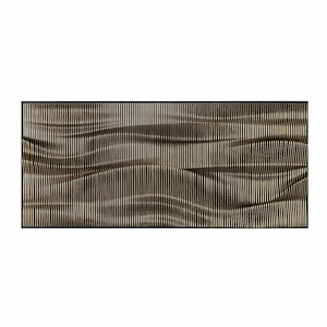 Wave Wood - Wall Art In Modern and Contemporary Style-31.5 Inches Tall and 71 Inches Wide