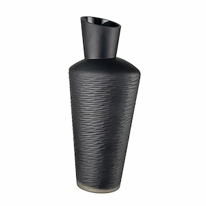Tuxedo - Large Vase In Transitional Style-19.25 Inches Tall and 8.75 Inches Wide - 1119416