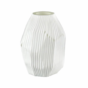 Aggie - Small Vase In Modern Style-8.75 Inches Tall and 6.25 Inches Wide