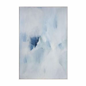 Rush I - Abstract Framed Wall Art In Transitional Style-59.25 Inches Tall and 39.5 Inches Wide