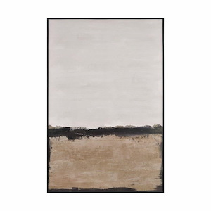 Calm III - Framed Wall Art In Transitional Style-60 Inches Tall and 40 Inches Wide