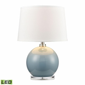 Culland - 9W 1 LED Table Lamp In Mid-Century Modern Style-22 Inches Tall and 15 Inches Wide