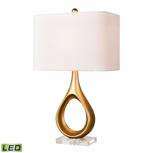 Mercurial - 9W 1 LED Table Lamp In Mid-Century Modern Style-29 Inches Tall and 16 Inches Wide - 1303993