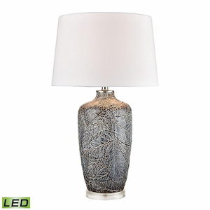 Forage - 9W 1 LED Table Lamp In Mid-Century Modern Style-29 Inches Tall and 16.5 Inches Wide - 1304106