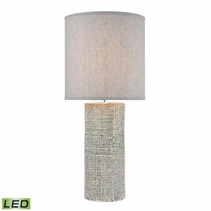 Burra - 9W 1 LED Table Lamp In Mid-Century Modern Style-26 Inches Tall and 12 Inches Wide