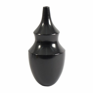 Shadow - Large Vase In Traditional Style-14 Inches Tall and 7 Inches Wide