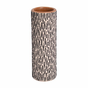 Ofelia - Large Vase In Contemporary Style-12 Inches Tall and 4 Inches Wide