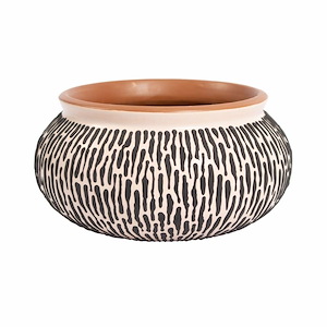 Ofelia - Bowl In Contemporary Style-4 Inches Tall and 8 Inches Wide
