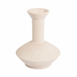 Doric - Medium Vase In Traditional Style-9 Inches Tall and 8 Inches Wide