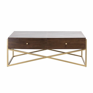 Guilford - Coffee Table In Transitional Style-18 Inches Tall and 48 Inches Wide