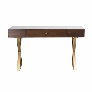 Guilford - Desk In Transitional Style-30 Inches Tall and 54 Inches Wide