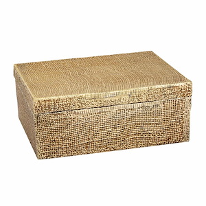 Square Linen - Box In Transitional Style-4.25 Inches Tall and 11 Inches Wide - 1119549