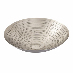Maze - Centerpiece Bowl In Transitional Style-5 Inches Tall and 19 Inches Wide - 1119529