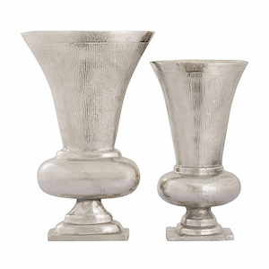 Brigitte - Vase (Set of 2) In Traditional Style-17 Inches Tall and 8 Inches Wide
