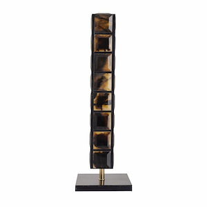 Horn - Totem Sculpture In Traditional Style-20 Inches Tall and 6.5 Inches Wide