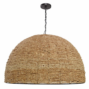 Martin - 3 Light Pendant In Coastal Style-25 Inches Tall and 40 Inches Wide