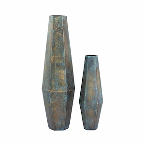 Erwin - Vase (Set of 2) In Modern and Contemporary Style-24 Inches Tall and 6.75 Inches Wide