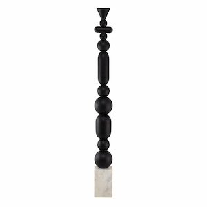Totem - Floor Sculpture In Scandinavian Style-81.25 Inches Tall and 8 Inches Wide