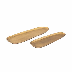 Blain - Tray (Set of 2) In Modern Style-0.75 Inches Tall and 21.5 Inches Wide