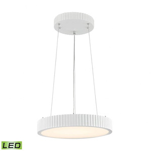 Digby - 2880W 120 LED Chandelier in Modern/Contemporary Style with Art Deco and Urban/Industrial inspirations - 2.5 Inches tall and 16 inches wide - 614334