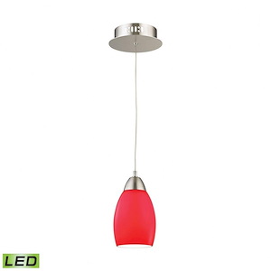 Buro - 5W 1 LED Mini Pendant-6 Inches Tall and 4 Inches Wide - 1273919