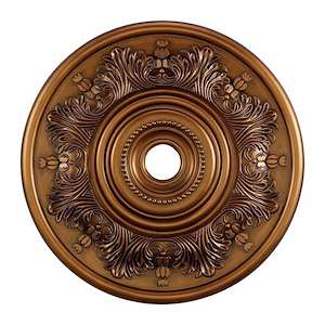 Laureldale - Medallion in Traditional Style with Victorian and Vintage Charm inspirations - 2 Inches tall and 30 inches wide