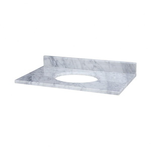 37 Inch Stone Top for Oval Undermount Sink