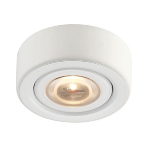 Eco - 1W 1 LED Puck Light in Modern/Contemporary Style with Art Deco and Luxe/Glam inspirations - 1 Inches tall and 2.8 inches wide