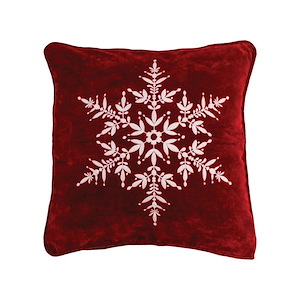Snowflake - 20x20 Inch Pillow