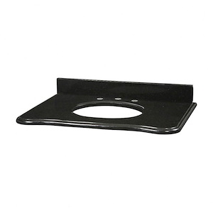 Malago - 25 Inch Stone Top for Oval Undermount Sink