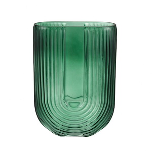 Dare - Large Vase In Mid-Century Modern Style-9.25 Inches Tall and 6.75 Inches Wide