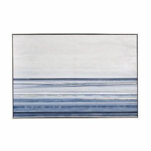 Plage - Abstract Wall Art In Transitional Style-32.5 Inches Tall and 48.25 Inches Wide