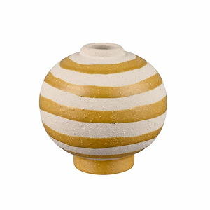 Lena - Small Vase In Modern Style-5.5 Inches Tall and 5.5 Inches Wide