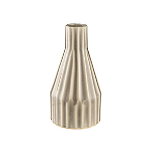 Galen - Short Vase In Mid-Century Modern Style-10.25 Inches Tall and 5.25 Inches Wide