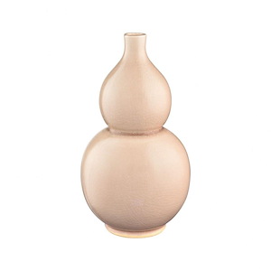 Celia - Small Vase In Mid-Century Modern Style-11 Inches Tall and 6 Inches Wide