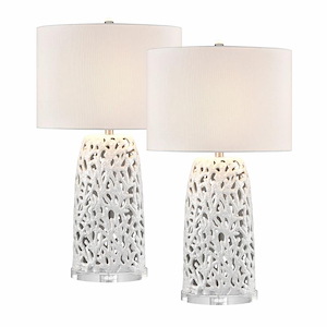 Bowen - 1 Light Table Lamp (Set of 2) In Transitional Style-31.5 Inches Tall and 17 Inches Wide