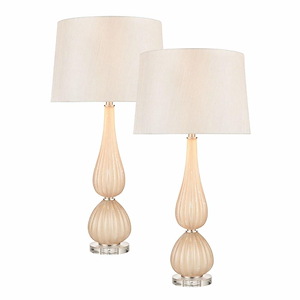 Mariani - 1 Light Table Lamp (Set of 2) In Transitional Style-34 Inches Tall and 17 Inches Wide - 1119230